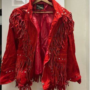 Real Suede Custom made the jacket is genuine suede